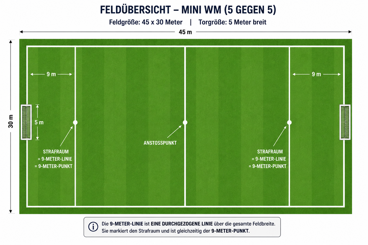 Mini WM Spielfeld